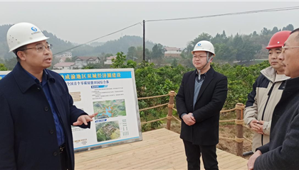 石鎮(zhèn)槐督導調(diào)研遂星實業(yè)公司重點項目建設(shè)工作