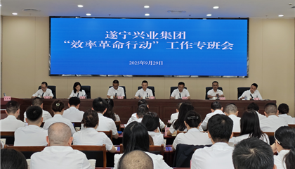 遂寧興業(yè)集團(tuán)召開 “效率革命行動(dòng)”工作專班會(huì)議