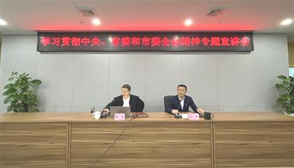 遂寧興業(yè)集團(tuán)召開學(xué)習(xí)貫徹中央、省委和市委全會精神專題宣講會